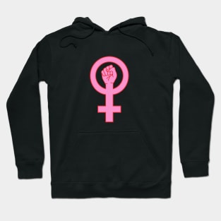 Female symbol with hand Hoodie